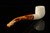 Bent Billiard Block Meerschaum Pipe with pouch M4857