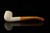 Bent Billiard Block Meerschaum Pipe with pouch M4857