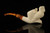 srv - Owl Block Meerschaum Pipe with fitted case M4859