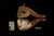 srv - Owl Block Meerschaum Pipe with fitted case M4859