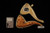 srv - Grim Reaper & Snake Block Meerschaum Pipe with fitted case M4862