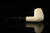 srv Premium - Bent Billiard Block Meerschaum Pipe with fitted case M4870