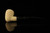 srv Premium - Carved Tomahawk Block Meerschaum Pipe with fitted case M4871