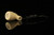 srv Premium - Carved Tomahawk Block Meerschaum Pipe with fitted case M4871