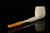 srv Premium - Designer Lattice Pencil Shank Billiard Block Meerschaum Pipe with pocket case M4872