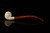 srv - Rhodessian Churchwarden Block Meerschaum Pipe with fitted case M4876