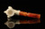 srv - Eagle's Claw Churchwarden Dual Stem Meerschaum Pipe with case M4877