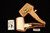IMP Meerschaum Pipe - Lafayette -Self-Sitter Hand Carved with fitted case i2733