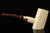 IMP Meerschaum Pipe - Lafayette -Self-Sitter Hand Carved with fitted case i2733