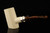 IMP Meerschaum Pipe - Lafayette -Self-Sitter Hand Carved with fitted case i2733