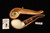 IMP Meerschaum Pipe - Pebble Beach - Hand Carved with fitted case i2768