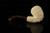 srv Premium - Carved Acorn Churchwarden Dual Stem Meerschaum Pipe with case M4881