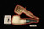 IMP Meerschaum Pipe - Samsun 55 - Hand Carved 9 mm Filter Pipe with case i2775