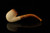 srv - Bent Billiard Block Meerschaum Pipe with fitted case M4892