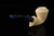srv - Carved Rhodesian Block Meerschaum Pipe with fitted case M4894