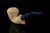 srv - Carved Rhodesian Block Meerschaum Pipe with fitted case M4894
