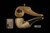 srv - Carved Rhodesian Block Meerschaum Pipe with fitted case M4894