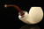 IMP Meerschaum Pipe - Jumbo Apple - Dual Stem RC Reverse Calabash with pocket case i2774