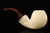 IMP Meerschaum Pipe - Jumbo Apple - Dual Stem RC Reverse Calabash with pocket case i2774
