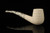 srv - Lattice Bent Billiard Block Meerschaum Pipe with fitted case M4899