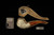 srv - Lattice Eagle's Claw Block Meerschaum Pipe with fitted case M4900