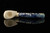 srv - Ocean Wave Block Meerschaum Pipe with fitted case M4905