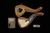 srv - Ocean Wave Block Meerschaum Pipe with fitted case M4905