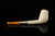 srv Premium - Pencil Shank Billiard Pocket Pipe Block Meerschaum Pipe with pocket case M4906