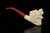 Mermaid Block Meerschaum Pipe with pouch M4915