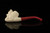 Mermaid Block Meerschaum Pipe with pouch M4915