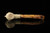 Skull in Claw Block Meerschaum Pipe with pouch M4918