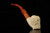 Floral Skull Block Meerschaum Pipe with pouch M4919