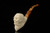 Bearded Skull Block Meerschaum Pipe with pouch M4920