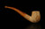Bent Billiard Block Meerschaum Pipe with pouch M4926
