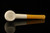 srv - Billiard Block Meerschaum Pipe with fitted case M4928