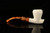 srv - Heel Sitter Block Meerschaum Pipe with fitted case M4929