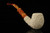 srv - Carved Apple Block Meerschaum Pipe with fitted case M4930