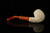 srv - Carved Apple Block Meerschaum Pipe with fitted case M4930