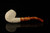 srv - Carved Apple Block Meerschaum Pipe with fitted case M4930