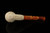 srv - Carved Apple Block Meerschaum Pipe with fitted case M4930
