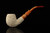 srv - Carved Apple Block Meerschaum Pipe with fitted case M4930