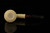 srv - Carved Dublin Block Meerschaum Pipe by Emin Brothers with fitted case M4931