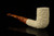 srv - Autograph Series Carved Billiard Block Meerschaum Pipe with fitted case M4933