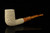 srv - Autograph Series Carved Billiard Block Meerschaum Pipe with fitted case M4933