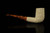srv - Autograph Series Carved Billiard Block Meerschaum Pipe with fitted case M4933