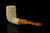 srv - Autograph Series Carved Billiard Block Meerschaum Pipe with fitted case M4933