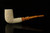 srv - Autograph Series Carved Billiard Block Meerschaum Pipe with fitted case M4933