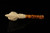 srv - Skull in Claw Block Meerschaum Pipe with fitted case M4934