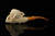 srv - Skull in Claw Block Meerschaum Pipe with fitted case M4934