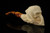 srv - Skull in Claw Block Meerschaum Pipe with fitted case M4934
